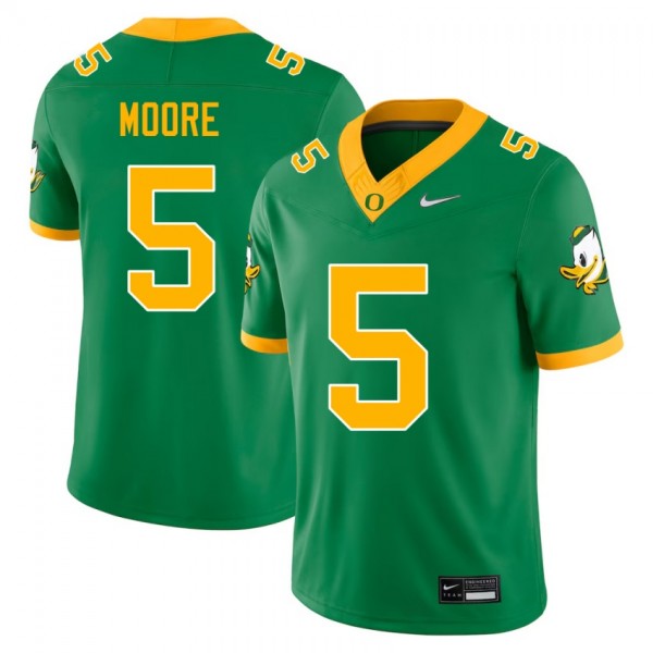 Dante Moore Oregon Ducks #5 Green Football Jersey Adult Men's Sizes
