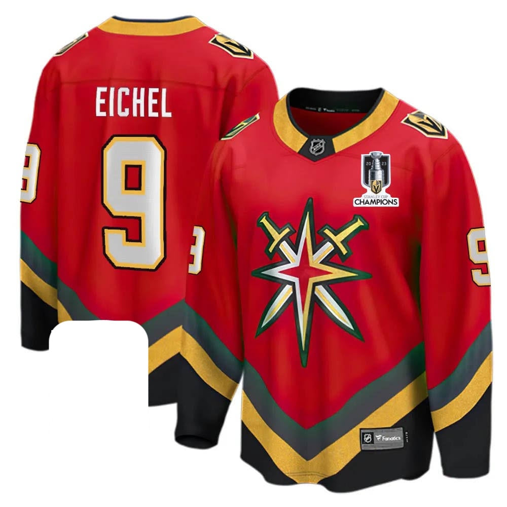 Jack Eichel Vegas Golden Knights #9 Red Hockey Jersey Adult Men's Sizes