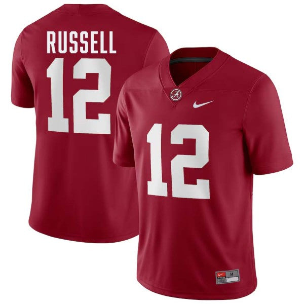 Keelon Russell Alabama Crimson Tide #12 Red Football Jersey Adult Men's Sizes