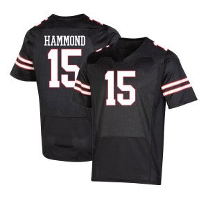 Will Hammond Texas Tech Red Raiders #15 Black Football Jersey Adult Men's Sizes