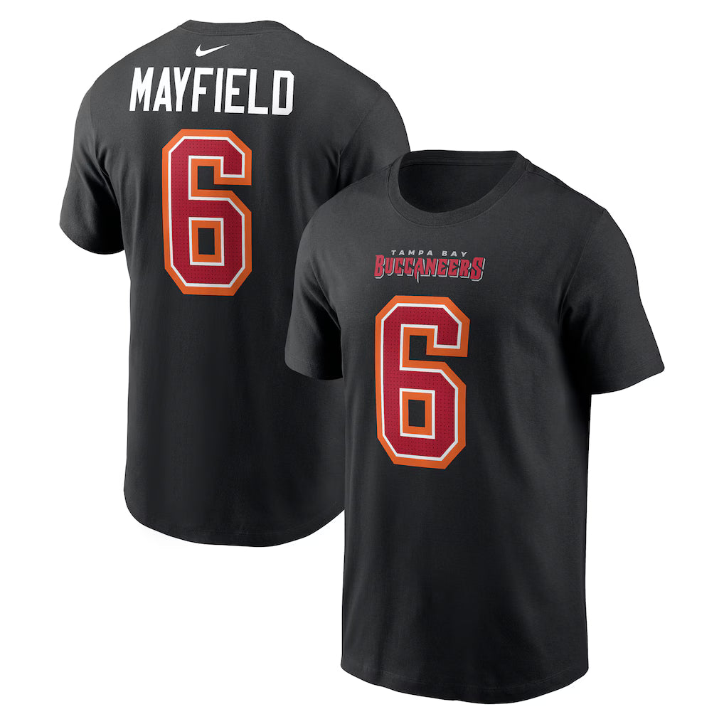 Baker Mayfield Tampa Bay Buccaneers #6 Black Football Jersey Adult Men's Sizes