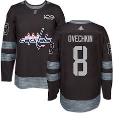 Alexander Ovechkin Washington Capitals #8 Silver & Black Hockey Jersey Adult Men's Sizes