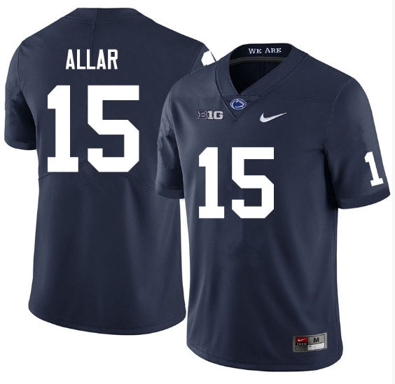 Drew Allar Penn State Nittany Lions #15 Blue College Men's Football Jersey