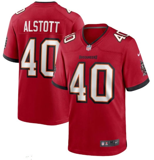 Mike Alstott #40 Tampa Bay Buccaneers Modern Red Football Jersey Adult Men's Sizes