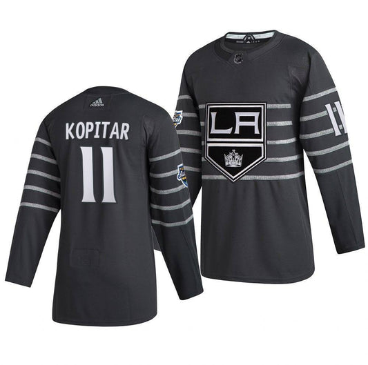 Anze Kopitar Los Angeles Kings #11 Black & Silver Hockey Jersey Adult Men's Sizes