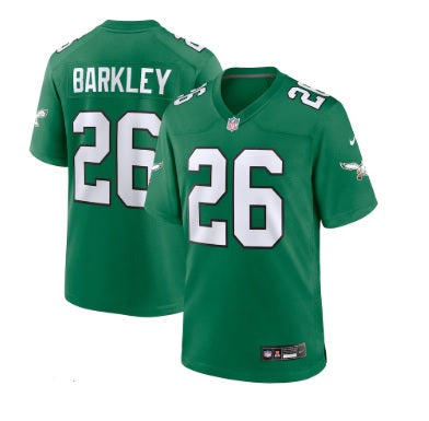 Saquon Barkley Kelly Green Philadelphia Eagles Football Jersey Adult Men's Sizes