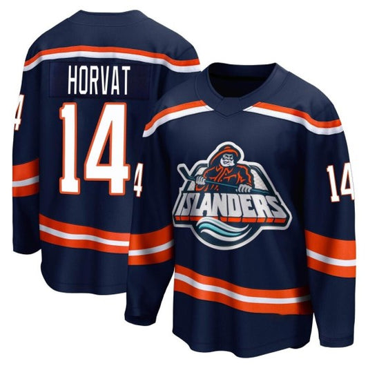 Bo Horvat New York Islanders #14 Navy Blue Hockey Jersey Adult Men's Sizes