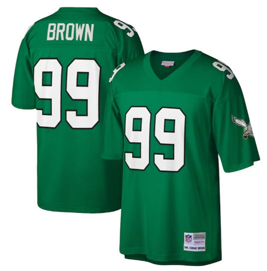 Jerome Brown #99 Kelly Green Philadelphia Eagles Football Jersey Adult Men's Sizes