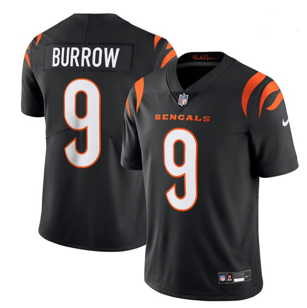 Joe Burrow Cincinnati Bengals Black Football Jersey Adult Men's Sizes