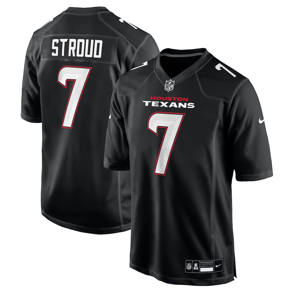 CJ Stroud Houston Texans #7 Black  Football Jersey Adult Men's Sizes
