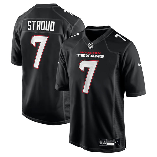 CJ Stroud Houston Texans #7 Black  Football Jersey Adult Men's Sizes
