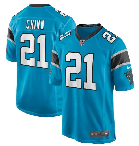 Jeremy Chinn #21 Blue North Carolina Panthers Football Jersey Adult Men's Sizes