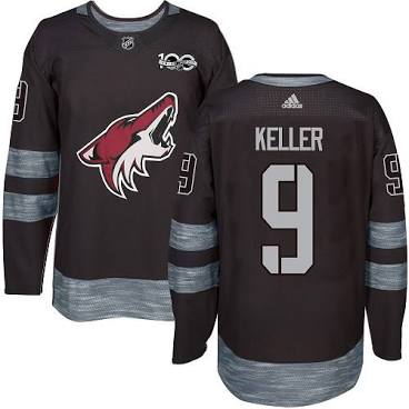 Clayton Keller Utah Hockey Club #9 Gray & Black Hockey Jersey Adult Men's Sizes