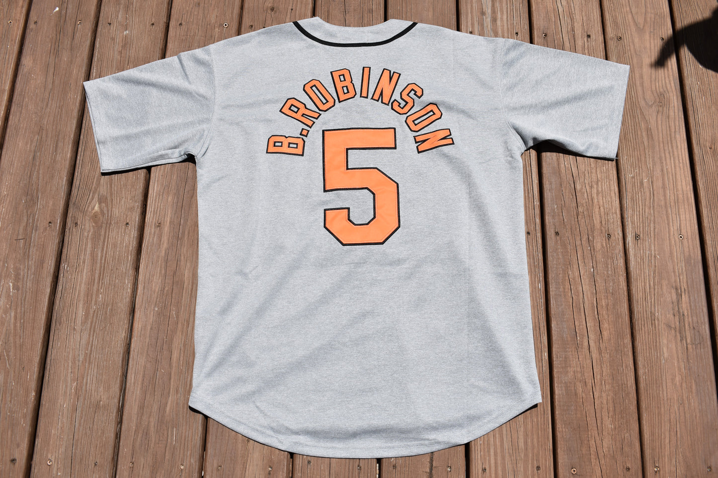 Brooks Robinson Baltimore Orioles Heavyweight Gray Baseball Jersey Adult Men's Sizes