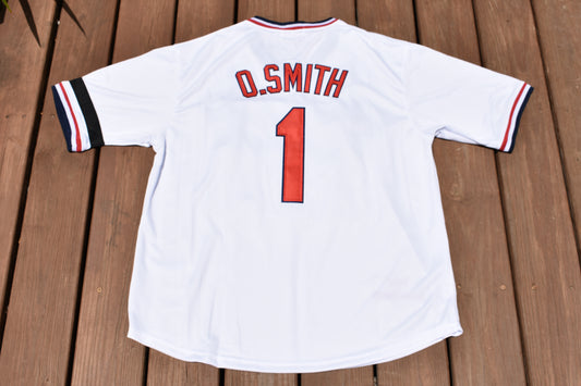 New! Ozzie Smith St. Louis Cardinals WHITE Pull-Over Baseball Jersey Men's Sizes