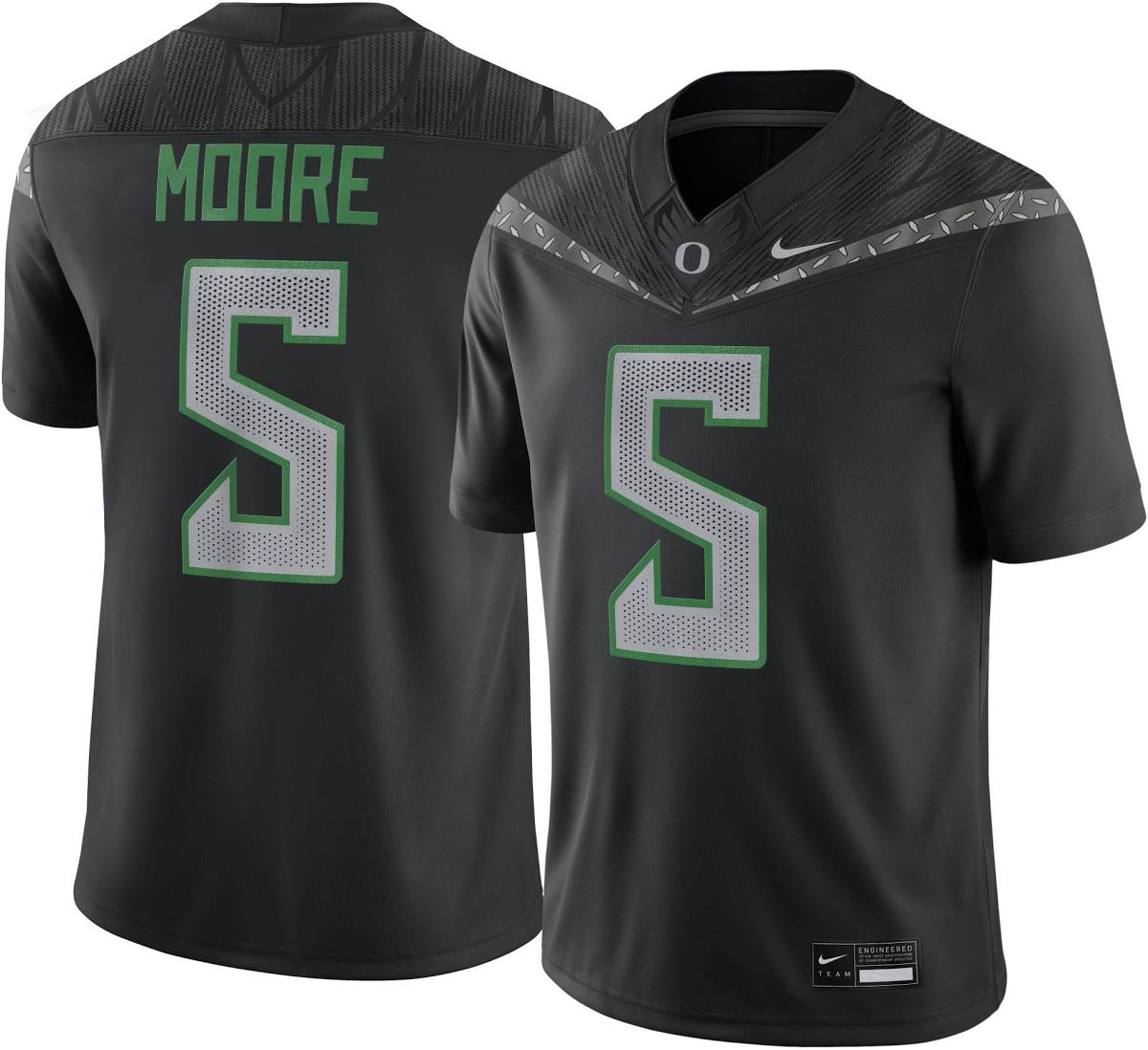 Dante Moore Oregon Ducks #5 Black Football Jersey Adult Men's Sizes