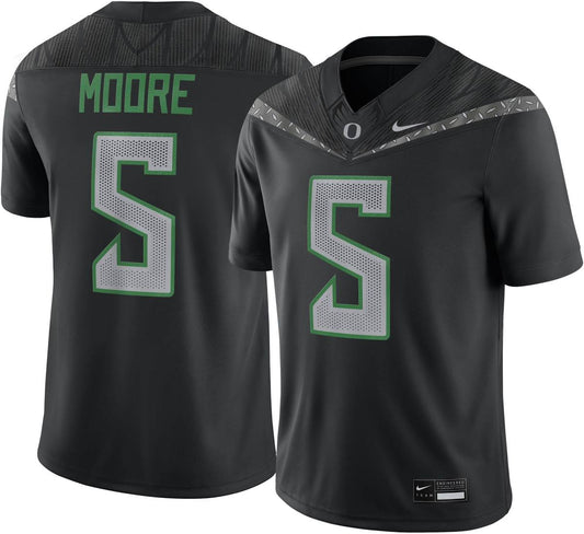 Dante Moore Oregon Ducks #5 Black Football Jersey Adult Men's Sizes