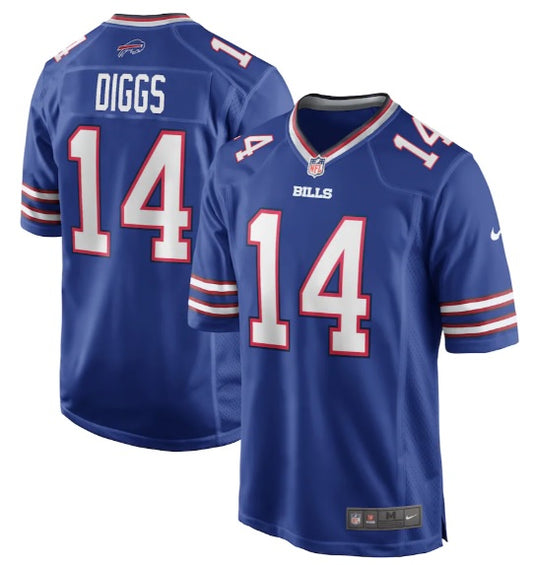 Stefon Diggs #14 Buffalo Bills Blue Football Jersey Adult Men's Sizes