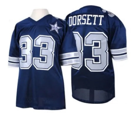 Tony Dorsett Dallas Cowboys Blue Mesh 25 Years Football Jersey Men's Sizes