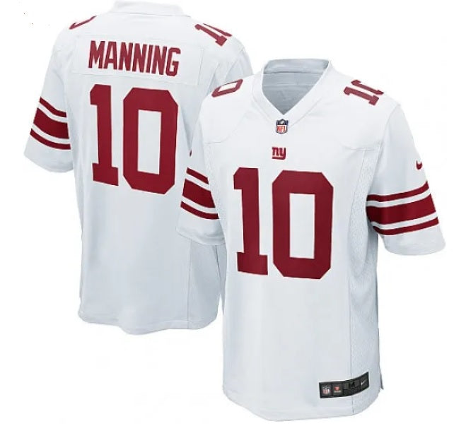 Eli Manning New York Giants #10 White Football Jersey Adult Men's Sizes