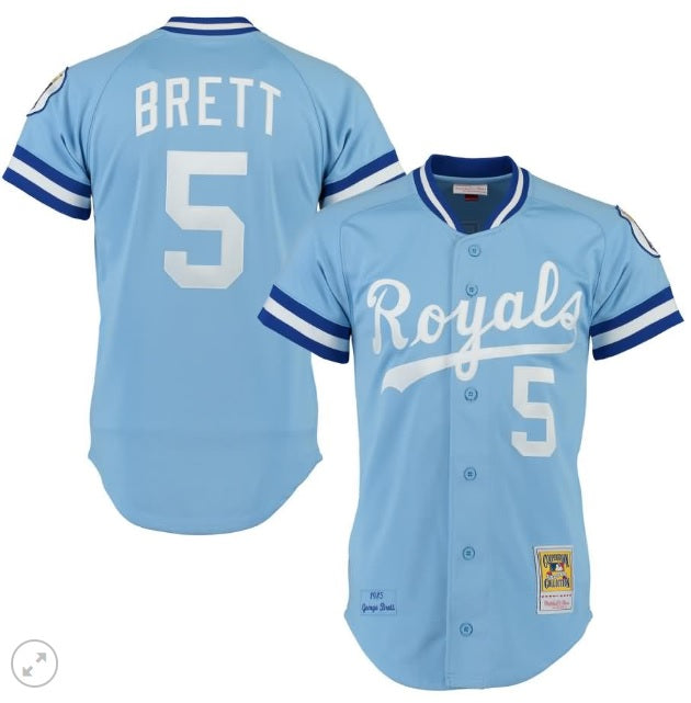 George Brett Kansas City Royals Blue Baseball Jersey Adult Men's Sizes