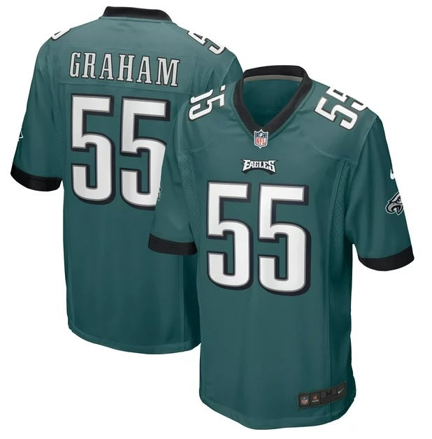 Brandon Graham #55 Midnight Green Philadelphia Eagles Men's Football Jersey