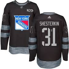 Igor Shesterkin New York Rangers #31 Black  Premium Hockey Jersey Adult Men's Sizes