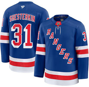 Igor Shesterkin New York Rangers #31 Royal Blue Premium Hockey Jersey Adult Men's Sizes