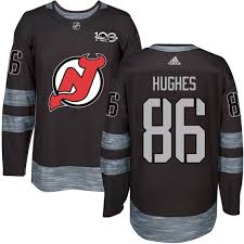 Jack Hughes New Jersey Devils #86 Gray & Black Hockey Jersey Adult Men's Sizes