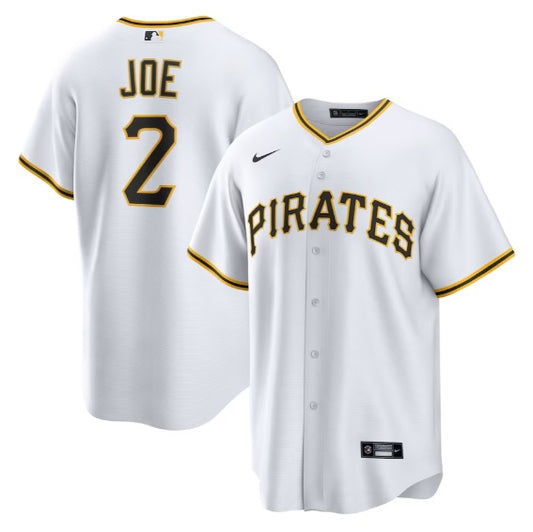 Connor Joe  Pittsburgh Pirates White Home Modern Baseball Jersey Adult Men's Sizes