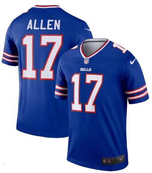 Josh Allen #17 Buffalo Bills Blue Football Jersey Adult Men's Sizes