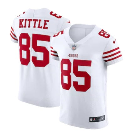 George Kittle San Francisco 49ers White Away Football Jersey Men's Sizes