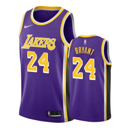 Kobe Bryant #24 Los Angeles Lakers Purple Basketball Jersey Adult Men's Sizes