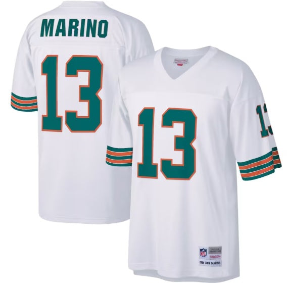 Dan Marino Miami Dolphins White Away Throwback Football Jersey Adult Men's Sizes