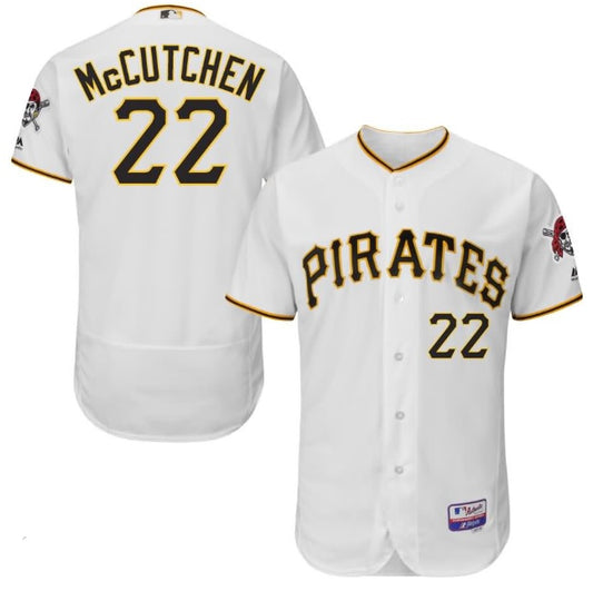 Andrew Mccutchen Pittsburgh Pirates White Home Baseball Jersey Adult Men's Sizes