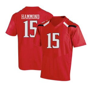 Will Hammond Texas Tech Red Raiders #15 Red  Football Jersey Adult Men's Sizes