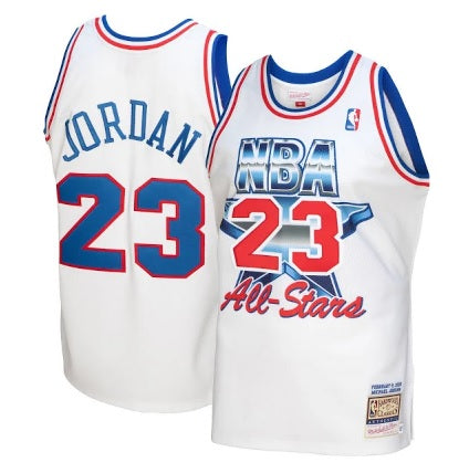 Michael Jordan Chicago Bulls 1992 White All Stars Basketball Jersey Adult Men's Sizes