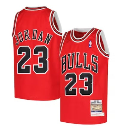 Michael Jordan Chicago Bulls Red Basketball Jersey Adult Men's Sizes