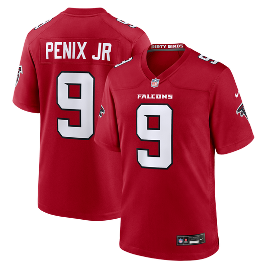 Michael Penix Jr. Atlanta Falcons #9  Red Football Jersey Adult Men's Sizes