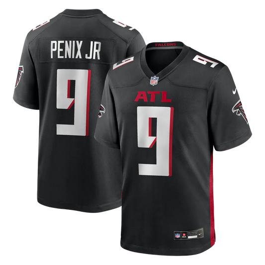 Michael Penix Jr. Atlanta Falcons #9  Black Football Jersey Adult Men's Sizes