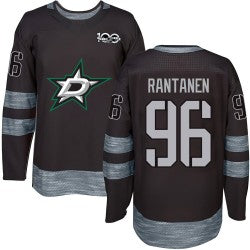 Mikko Rantanen Dallas Stars #96 Silver & Black Hockey Jersey Adult Men's Sizes
