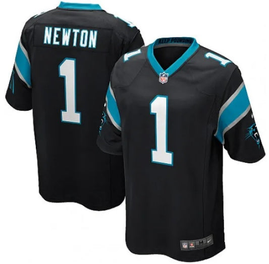 Cam Newton #1 Black North Carolina Panthers Football Jersey Adult Men's Sizes