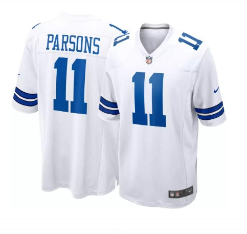 Micah Parsons Dallas Cowboys White Away Football Jersey Men's Sizes