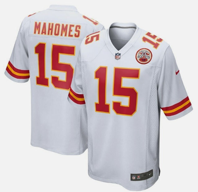 Patrick Mahomes Kansas City Chiefs White Away Football Jersey