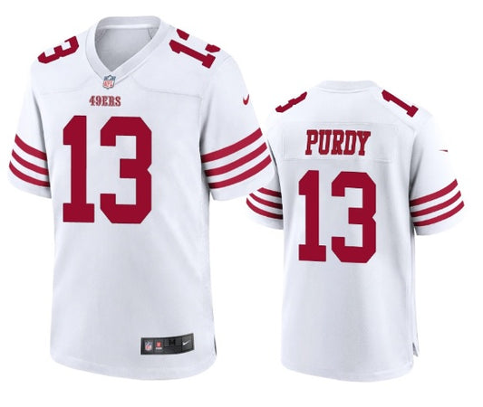 Brock Purdy San Francisco 49ers White Away Football Jersey Men's Sizes