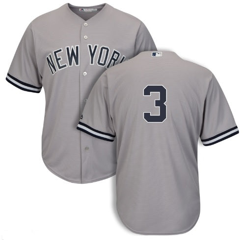 Babe Ruth New York Yankees Gray Modern Baseball Jersey Adult Men's Sizes