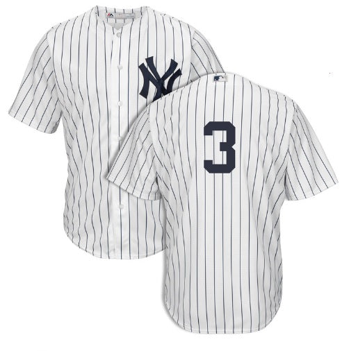 Babe Ruth New York Yankees White Pinstripe Baseball Jersey Adult Men's Sizes