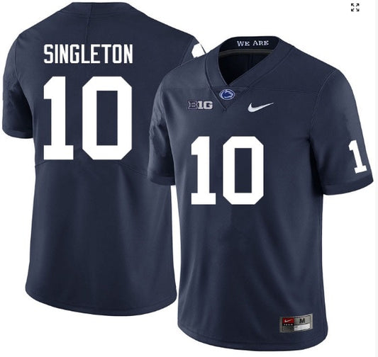 Nicholas Singleton Penn State Nittany Lions #10 Blue College Men's Football Jersey