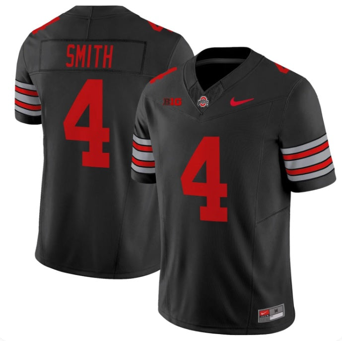 Jeremiah Smith #4 Black Ohio State Buckeyes Football Jersey Adult Men's Sizes