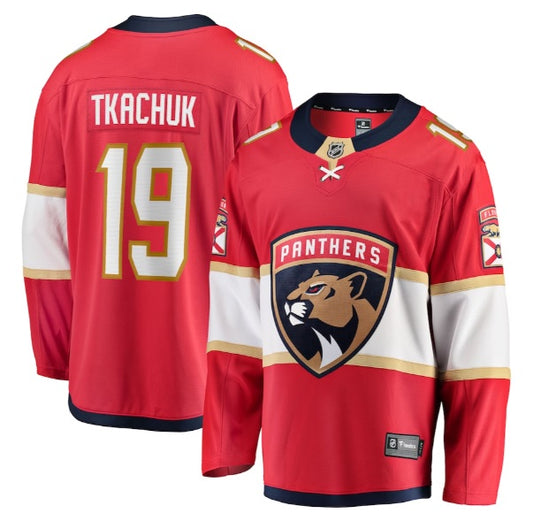 Matthew Tkachuk #19 Florida Panthers Red Hockey Jersey Adult Men's Sizes